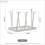 Drain Cup Holder WaterMug Storage Rack Kitchen Table Top Shelf Glass Upside Down Shelf 1