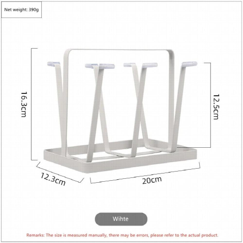 Drain Cup Holder WaterMug Storage Rack Kitchen Table Top Shelf Glass Upside Down Shelf