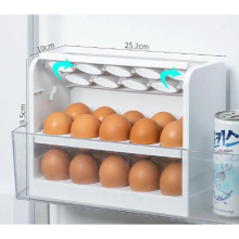 30 Grids Egg Storage Box Egg Tray Kitchen Eggs Organizer Storage Refrigerator Three Layers Fridge Egg Holder Food Container