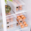 Household Egg Storage Box Drawer Basket Drawer-Type Refrigerator Storage Box Egg Holder Container Double Layer Plastic Egg Tray 3