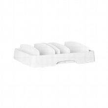 Pot Lid Holder Adjustable Pan Cover Fork Compartment Rack Home Dining Kitchen Cutlery Organizer Divider Tray