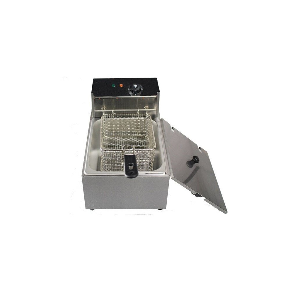 Quattro 9 Litre Tank (6 Litre Oil) Countertop Commercial Deep Fat Fryer