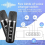 Portable Bluetooth Speaker And 2 Microphones Set Pa System RGB Speaker AUX Port 6