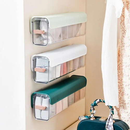 Lightweight Condiment Box Large Capacity Storage Cabinet Transparent Visual Wardrobe Storage Cabinet Space-saving 1