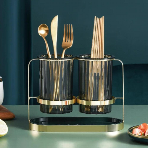 Cutlery Storage Holder Plastic Drainer Drying Rack Easy To Clean Tableware Table Spoon Fork Container Kitchen Tool 1