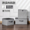 Non-woven Fabric Storage Box Drawer Type Fabric Storage Box Square Uncovered Clothes Storage Glove Box 2