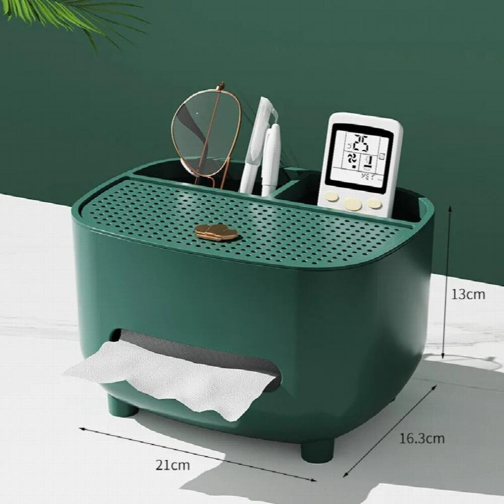 Japanese Family Living Room Desktop Remote Control Storage Mask Storage Box Dining Room Multi-functional Drawer Paper Towel Box-image-OPC-PCSBCVK-NEW