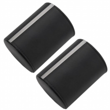 2X Necktie Neck Tie Storage Case Travel Cylinder Shape