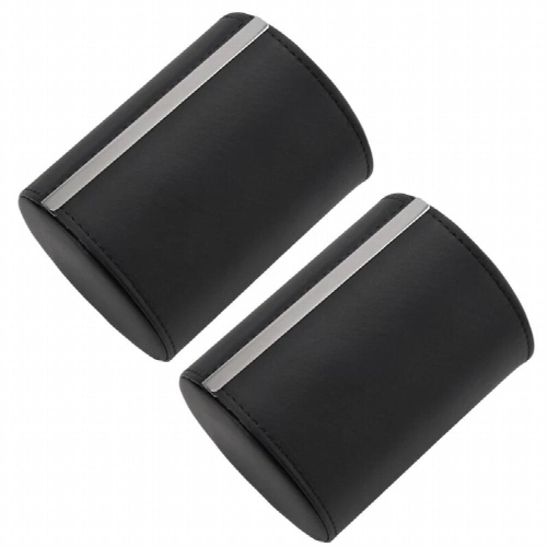 2X Necktie Neck Tie Storage Case Travel Cylinder Shape