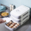 Drawer Organizer Egg Storage Box Refrigerator Fresh Egg Finishing Equipment Thickened Large Capacity Egg Tray Kitchen Items 2