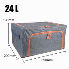 Fabric Storage Box Foldable Clothes Bag Trunk Organizer Toy Storage Cabinet Pet House Laundry Blanket Pillow Organizer