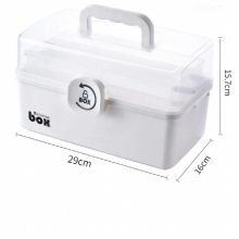 Large Capacity First Aid Kit Container Medicine Storage Organizer Pill Case Family Emergency Storage Box With Handle Health Care