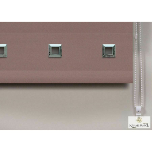 (150cm) Mocha Square Eyelet Roller Blind Drop 160cm