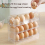 Egg Storage Box Refrigerator Side Door Storage Can Be Flipped Anti-collision Kitchen Equipped With Egg Tray Fresh Egg Box 3