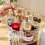 360-Degree Rotating Makeup Organizer Adjustable Cosmetic Storage Box Storage Organizer Multi-Function Organizer for Cosmetics 4