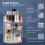 360-Degree Rotating Makeup Organizer Adjustable Cosmetic Storage Box Storage Organizer Multi-Function Organizer for Cosmetics 6