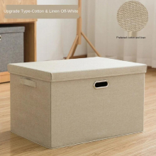 Fabric Cotton Linen Folding Storage Box Home Bedroom Clothes Quilt Storage Organizer Fabric Underwear Storage Box