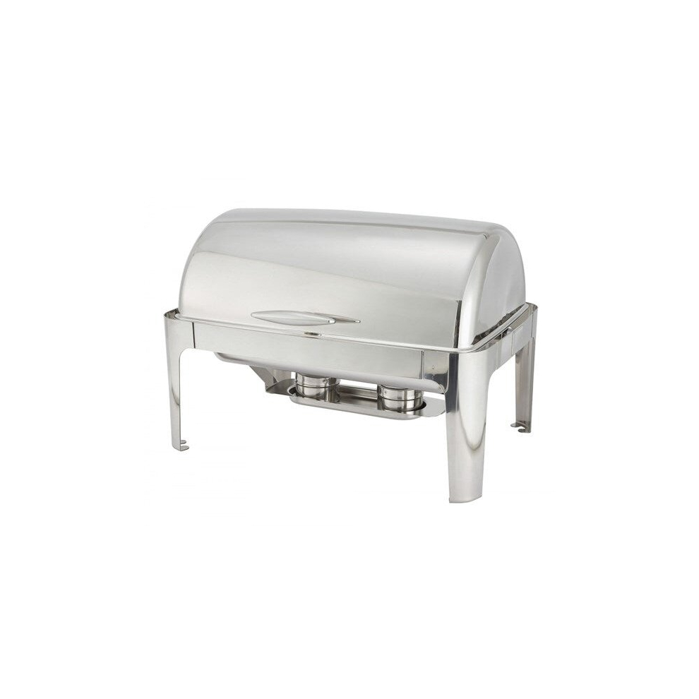 Stainless Steel Roll Top Chafing Dish Full Size 1-1 GN 9 Litre Capacity