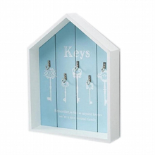 Entrance Wall Wooden Decorations Key Storage Box Wall Hanging Creative Home Nordic Small House Wall Storage