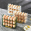 High 30 Grids Egg Container Large Capacity 3 Tiers Rotating Fridge Egg Crisper Space Savinghome Kitchen Eggs Holder 2