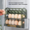High 30 Grids Egg Container Large Capacity 3 Tiers Rotating Fridge Egg Crisper Space Savinghome Kitchen Eggs Holder 3