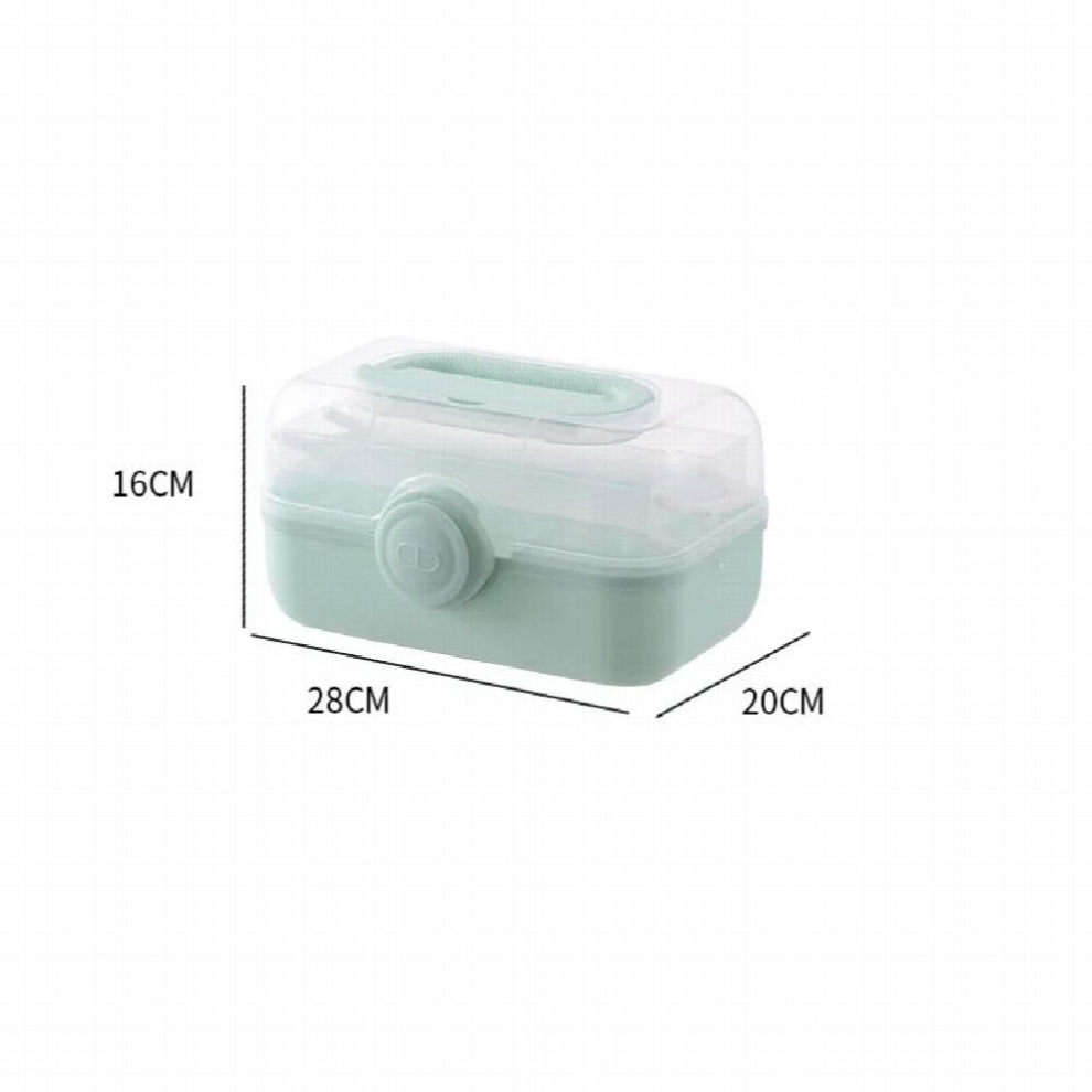 Multicoloured Household Medicine Box Storage Box Large Desktop Organizer Storage Large Capacity Multi-Layer Portable First Aid Medical Kit