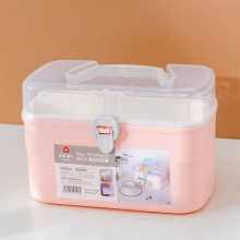Medicine Box Household Large Capacity Portable Multi-Layer Medical First Aid Medicine Storage Box Small Student Dormitory Smal