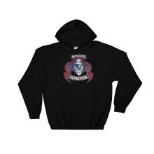 (X-Large, Black) Bonjovi Forever Poster Black Men Women Unisex Hooded Sweatshirt Hoodie