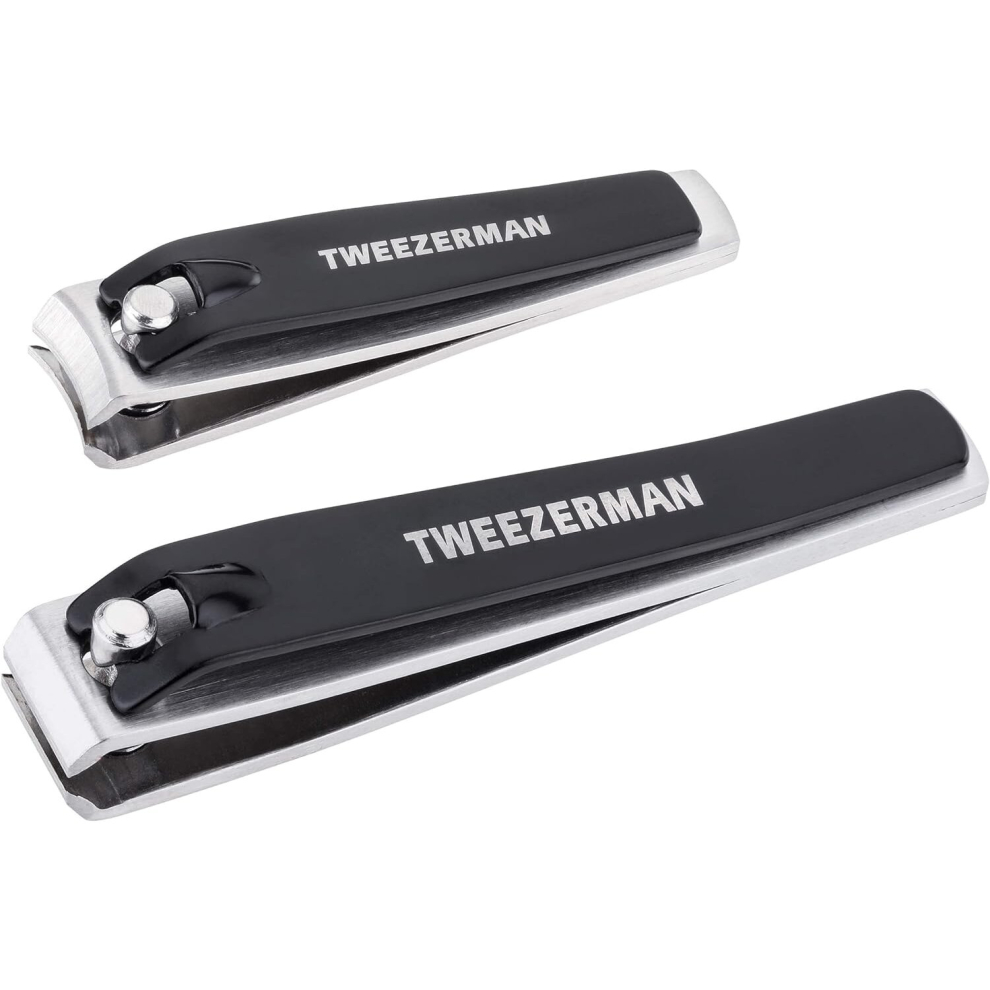 Tweezerman Stainless Steel Nail Clipper 2-Piece Set