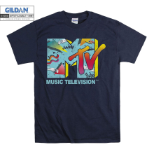 (3X-Large, Navy) Mtv Logo Black Women T Shirt T-Shirt Tshirt Top