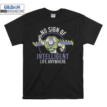 (X-Large, Black) Toy Story No Sign Of Intelligent Life Anywhere Men Women Unisex Top T Shirt T-Shirt Tshirt