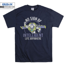 (X-Large, Navy) Toy Story No Sign Of Intelligent Life Anywhere Men Women Unisex Top T Shirt T-Shirt Tshirt