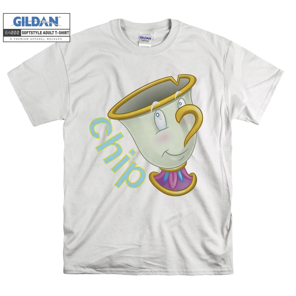 (Medium, White) Princesses Disney Beach Towel Chip Men Women Unisex Top T Shirt T-Shirt Tshirt-image-OPC-PCSD9HR-NEW