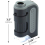 Carson MM 300 MicroBrite Plus 60 120x LED Lighted Pocket Microscope Grey 9