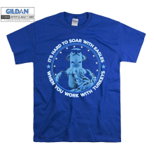 (Small, Blue) Girl's The Muppets s Sam Eagle Men Women Unisex Top T Shirt T-Shirt Tshirt