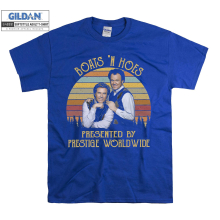 (Large, Blue) Step Brothers Boats'n Hoes Presented By Prestige Worldwide Men Women Unisex Top T Shirt T-Shirt Tshirt