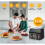PUREMATE PureMate 8L Dual Air Fryer with Digital Display,  Oil Free 2500W 8