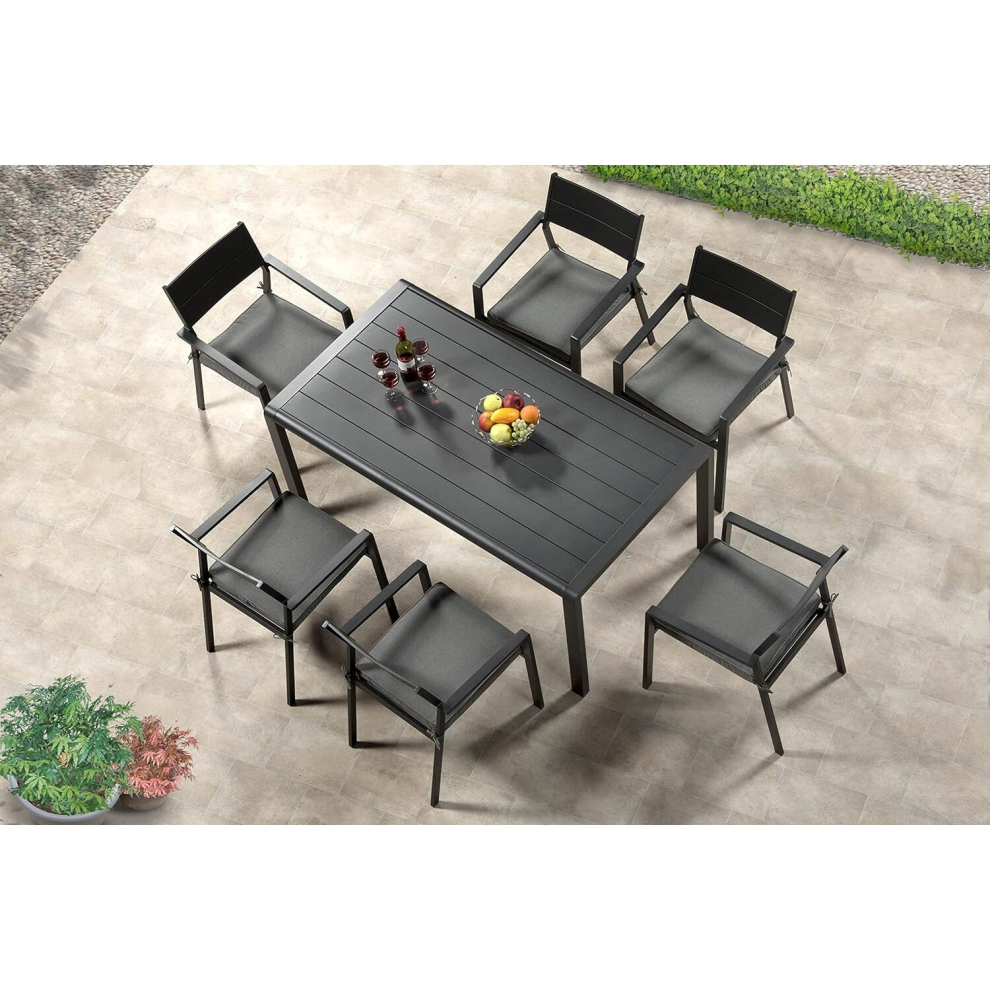 Garden Store Direct Calais 6 Seat Rectangular Dining Set