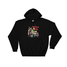 (Small, Black) Disney Phineas And Ferb Characters Poster Black Men Women Unisex Hooded Sweatshirt Hoodie