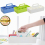 Plastic Desktop Storage Box Folding Storage Box Basket Home Storage Supplies Utility Cosmetic Container Desktop Holder 2
