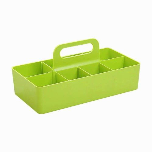 Plastic Desktop Storage Box Folding Storage Box Basket Home Storage Supplies Utility Cosmetic Container Desktop Holder