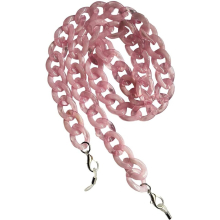 New Baby Pink Chunky Big Oversized Chain Sunglasses Spectacle Glasses Cord Holder