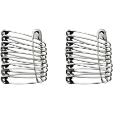 20 X Extra Large Safety Pins Kraft Craft Pins Size 4 / 55Mm 20Pcs Silver