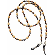 New Wooden Beads Glasses Spectacle Sunglasses Chain Strap Cord Holder