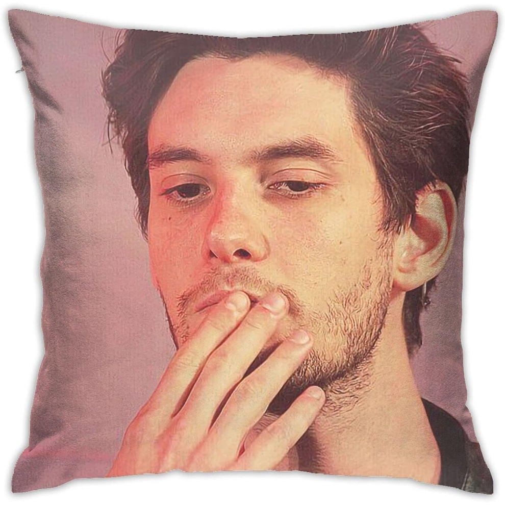Ben Barnes Pillow Covers Double Sided Plush Pillow Cases Dorm Decor for Bedroom Living Room 18x18 inch-image-OPC-PCSFV6F-NEW