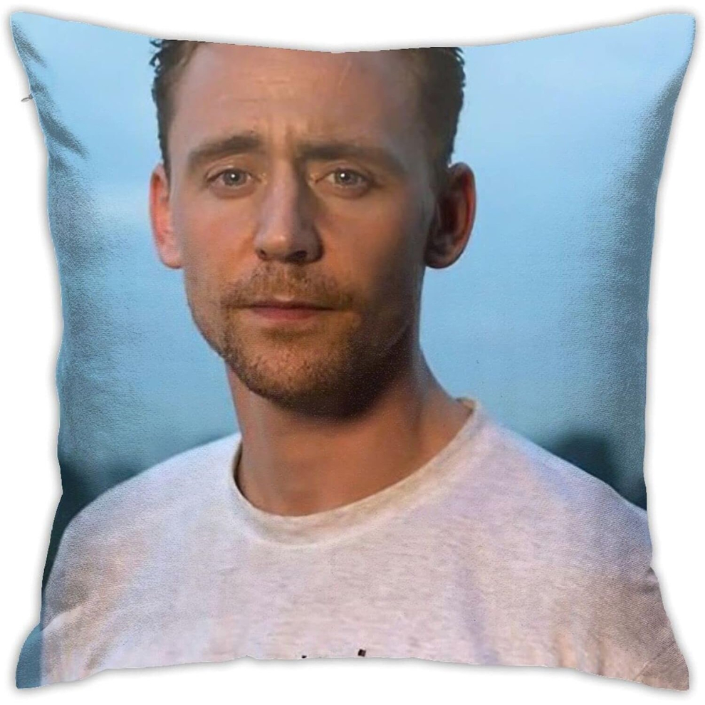 Tom Hiddleston Pillow Covers Double Sided Printing Pillow Cases Dorm Decor for Living Room Bedroom 45x45cm(18x18 inch)-image-OPC-PCSFTWP-NEW