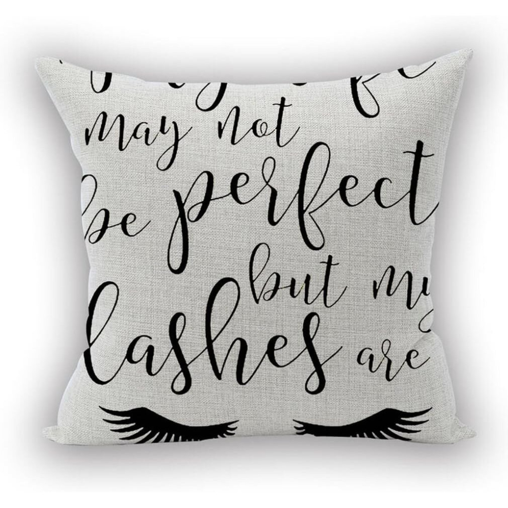 Flax Square Pillow Cases Decorative Pillow Cover Home Decor 18x18 Inch Eye C-image-OPC-PCSFWBQ-NEW