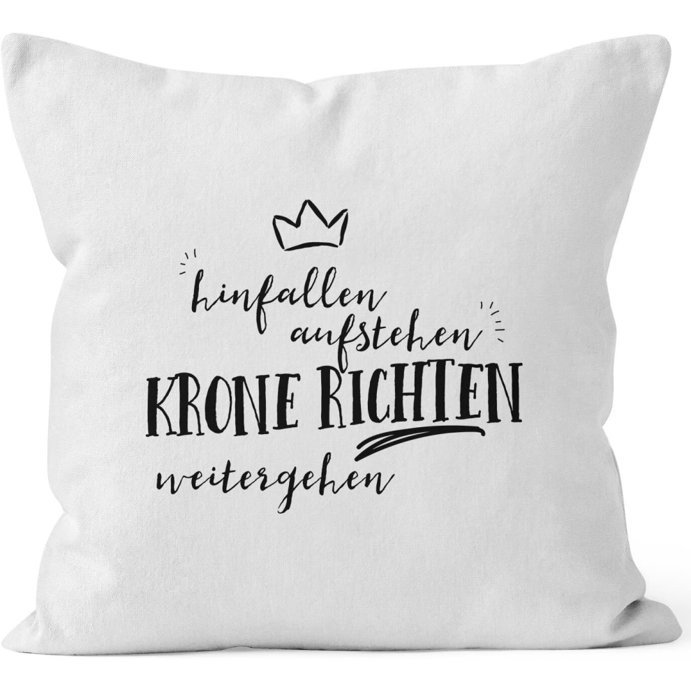 Quote/Words Wall Art Falling Rising Krone richten Further Cushion Cover, Cushion Cover Cotton 40Â Cotton Moon Works 10-image-OPC-PCSFXDC-NEW