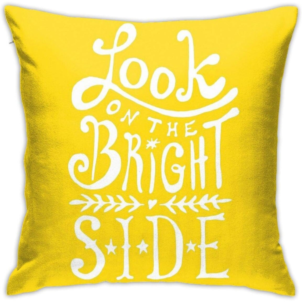 Look On The Bright Side Cushion Throw Pillow Cover Decorative Pillow Case 45cm*45cm-image-OPC-PCSFYFD-NEW