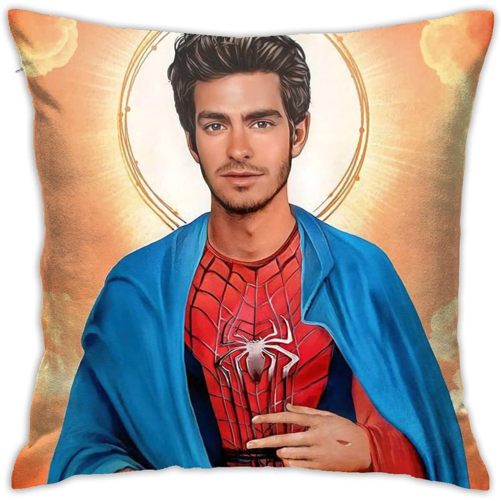 Andrew Garfield Pillow Covers Double Sided Plush Pillow Cases Dorm Decor for Bedroom Living Room 18x18 inch-image-OPC-PCSG7NB-NEW